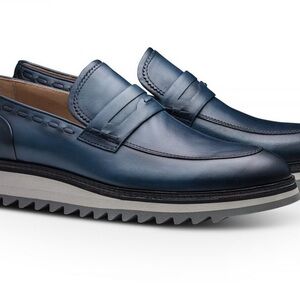 Moral Code Men's Blue Hubert Slip ons Size 13